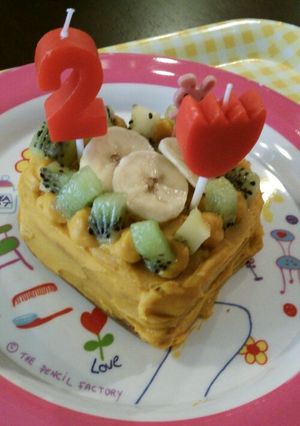 2歳バースデーケーキ-レシピのメイン写真