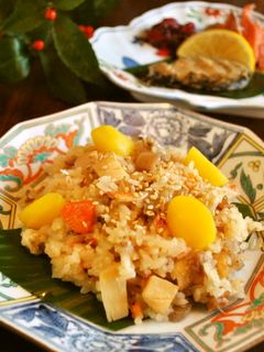 おせちリメイク☆筑前煮で中華風おこわ-レシピのメイン写真