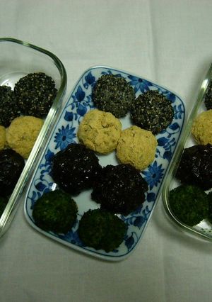☆一口サイズ!ミニ牡丹餅☆-レシピのメイン写真