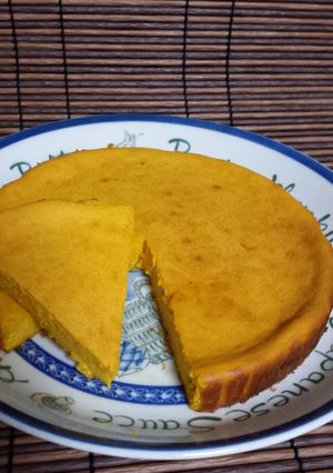 カボチャのベイクドチーズケーキ♪-レシピのメイン写真
