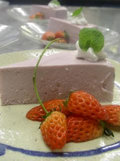 紫芋のレアチーズケーキ-レシピのメイン写真