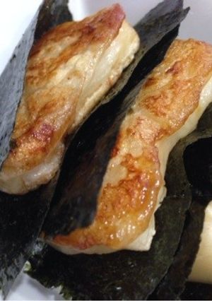 フライパンで楽々！めんつゆ磯辺餅-レシピのメイン写真