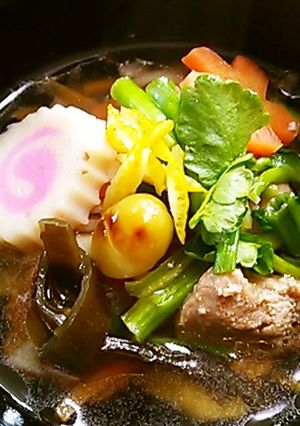 鶏肉deお雑煮-レシピのメイン写真