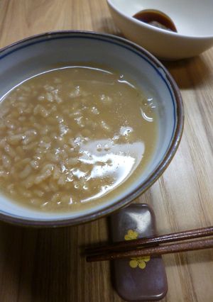 ほうじ茶で・茶がゆ-レシピのメイン写真