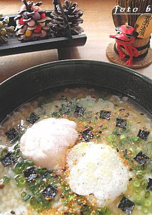 ★あんかけ雑炊（焼き餅のせ）★-レシピのメイン写真