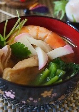 出汁が美味しいお雑煮-レシピのメイン写真