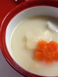 白味噌 お雑煮-レシピのメイン写真