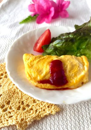 レンジで簡単卵1個☆お弁当にミニオムレツ-レシピのメイン写真
