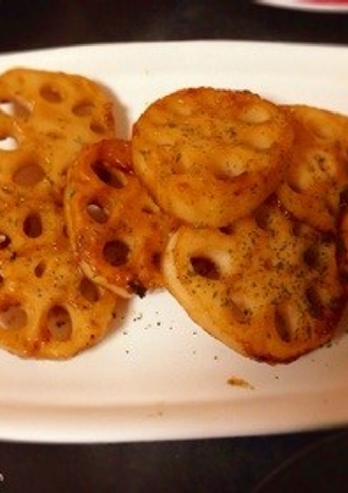 バターがほんのり♡ほくほく蓮根ステーキ-レシピのメイン写真