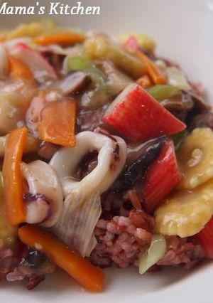 簡単!プチプラ海鮮中華丼-レシピのメイン写真
