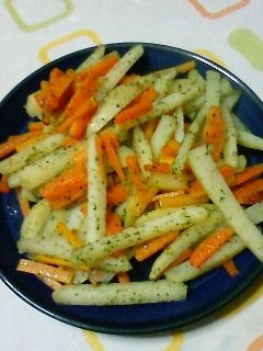 じゃがいもとにんじんの青のり炒め-レシピのメイン写真