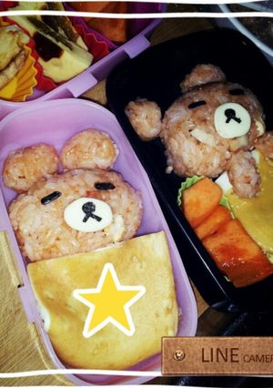幼稚園弁当！おねんねﾘﾗｯｸﾏ★-レシピのメイン写真