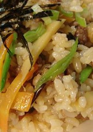 牛肉の混ぜご飯・オイスター風味-レシピのメイン写真