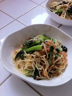 小松菜のパスタ-レシピのメイン写真