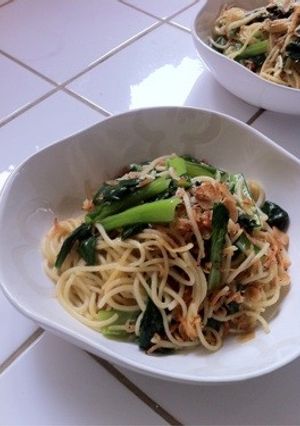 小松菜のパスタ-レシピのメイン写真