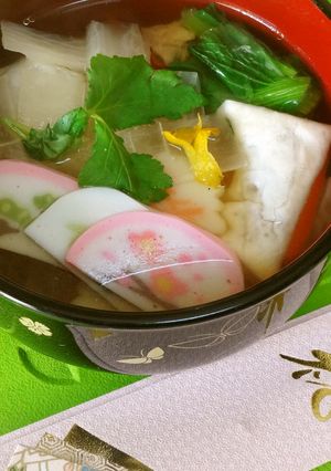 我が家のお雑煮は東京風の進化系♡-レシピのメイン写真
