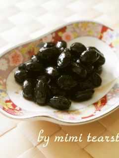 簡単!甘さ控えめ黒豆煮 関西風の作り方-レシピのメイン写真