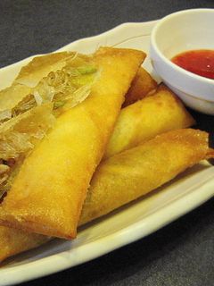 タイ風春巻き スイートチリソース添え-レシピのメイン写真