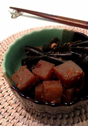 昆布とこんにゃくの甘辛煮-レシピのメイン写真