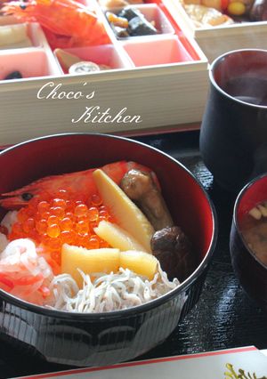 おせちリメイク！【海鮮丼】-レシピのメイン写真