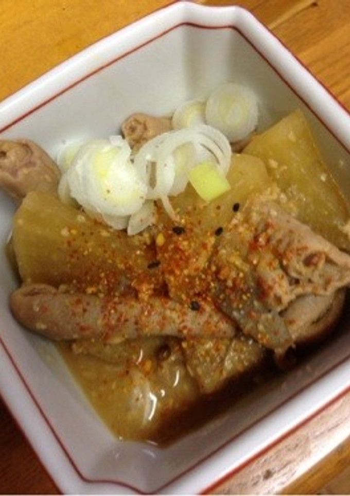 簡単モツ煮 山田うどん風-レシピのメイン写真