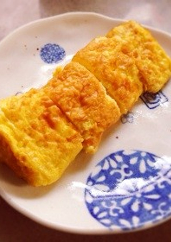 お雑煮の残り汁でだしまき卵♪-レシピのメイン写真