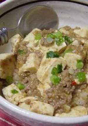 マーボー豆腐丼-レシピのメイン写真