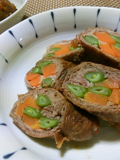 ☆いんげんと人参の牛肉巻き☆-レシピのメイン写真