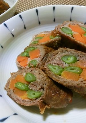☆いんげんと人参の牛肉巻き☆-レシピのメイン写真