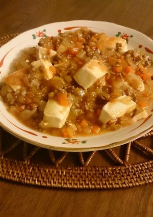 野菜たっぷりケチャップ麻婆-レシピのメイン写真