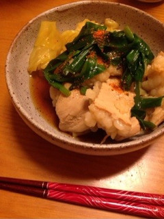 本格!中洲の屋台で食べたモツ鍋-レシピのメイン写真