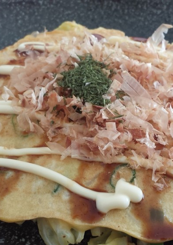 山芋なしで、ふわとろお好み焼き☆-レシピのメイン写真