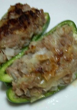ピーマンの肉詰め-レシピのメイン写真