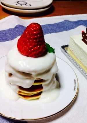 離乳食なんちゃって苺ショートケーキ♡-レシピのメイン写真