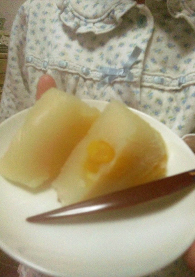 栗の甘露煮で☆もっちもちういろう-レシピのメイン写真