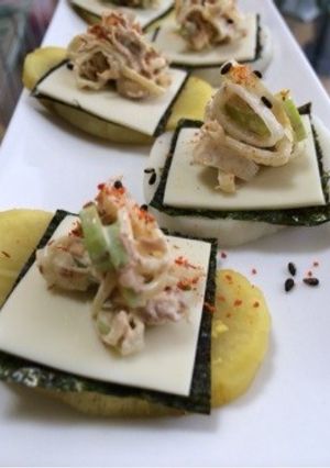 たくあん海苔チーズごま葱おかかマヨ-レシピのメイン写真