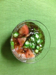 トマトとモズクの酢の物-レシピのメイン写真