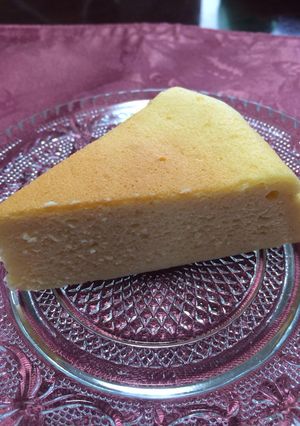 スフレチーズケーキ-レシピのメイン写真