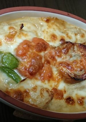おせちのお煮しめでみそチーズ和風グラタン-レシピのメイン写真
