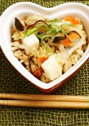 ほっくりもちもち♡おこわ風炊き込みご飯-レシピのメイン写真