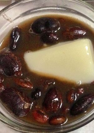 黒花豆とか多種豆と黒糖と塩麹のお正月善哉-レシピのメイン写真