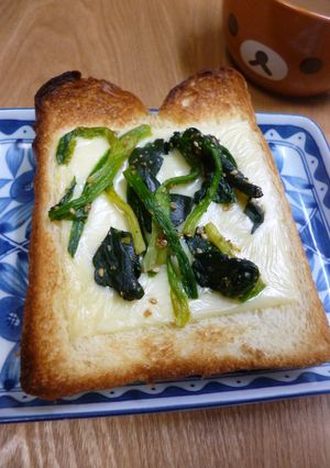チーズとほうれん草のトースト-レシピのメイン写真