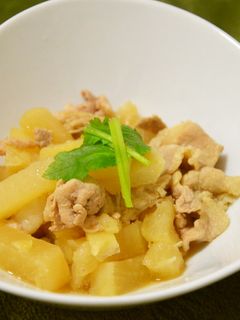無加水*大根と豚バラの煮物-レシピのメイン写真