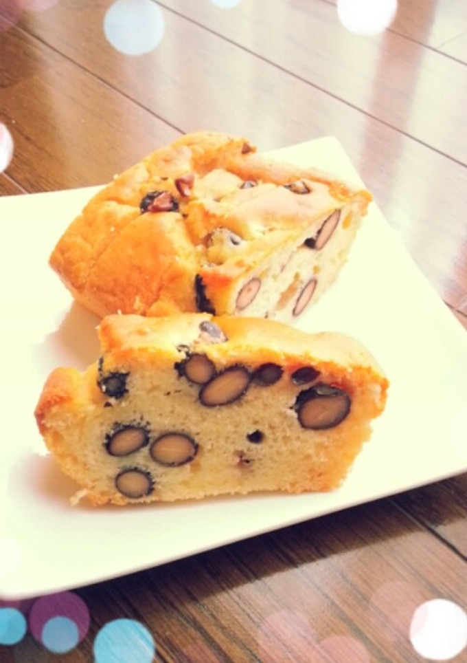 おせちの残りで簡単☆栗きんとん黒豆ケーキ-レシピのメイン写真