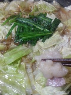 大絶賛♡もつ鍋のスープ(覚書)-レシピのメイン写真