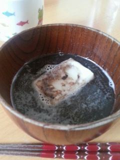 黒豆をリメイク ぜんざい?おしるこ?-レシピのメイン写真