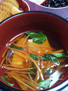 簡単お節!お雑煮(お吸い物風)-レシピのメイン写真