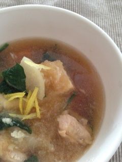 揚げ餅と大根おろしのお雑煮-レシピのメイン写真