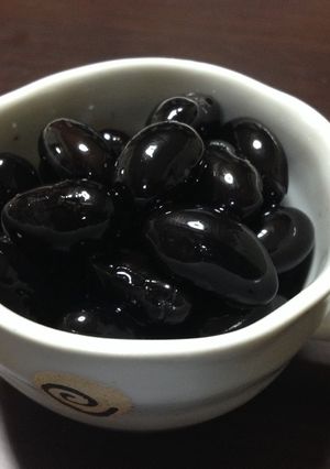 圧力鍋で作る、超簡単、ふっくら黒豆-レシピのメイン写真