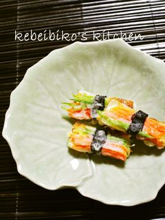 さっと1品*竹輪の彩り揚げ-レシピのメイン写真